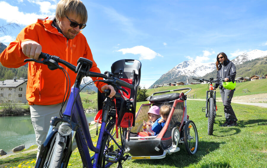 noleggio bici livigno guida completa famiglia e bambini